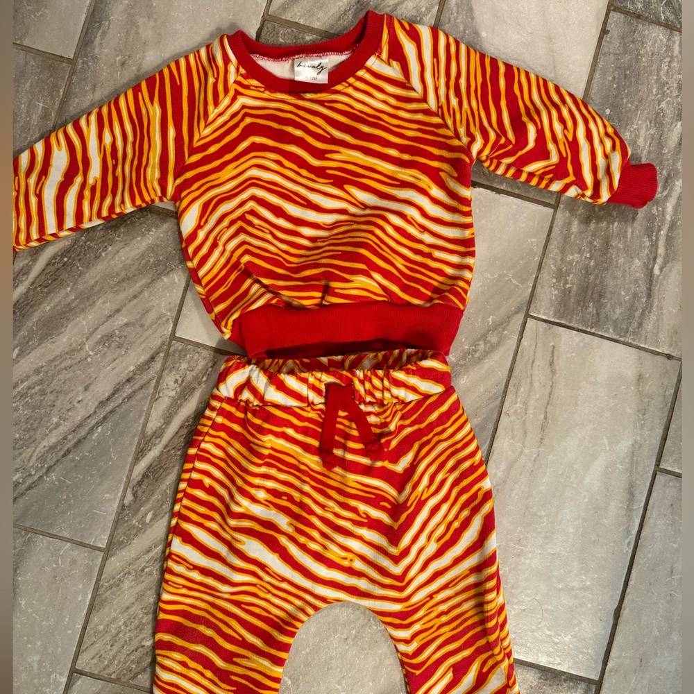 Kansas City Chiefs Zubaz Matching Set (6-12 months)